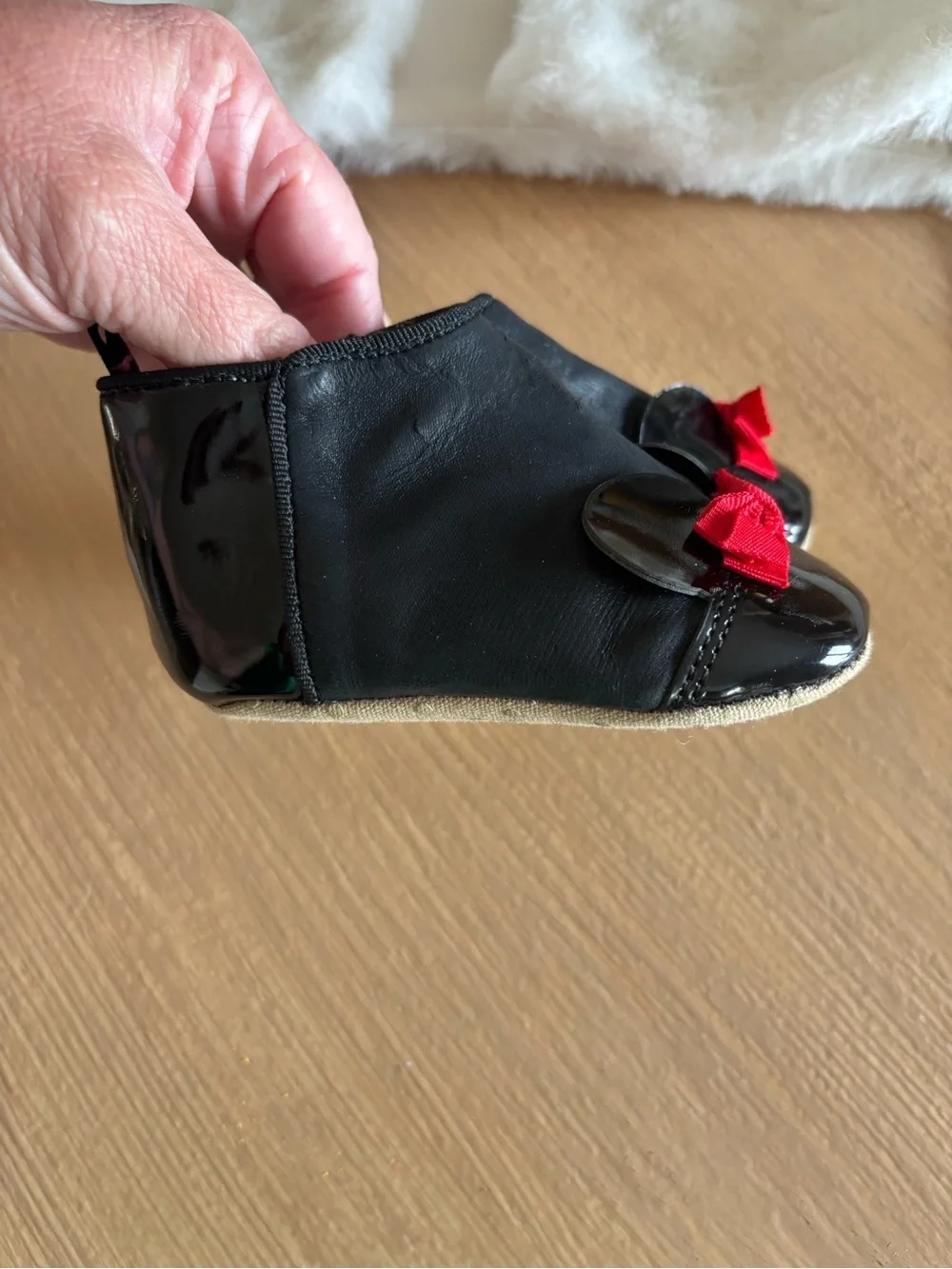 GAP White Faux Fur Vest & shoes for girls